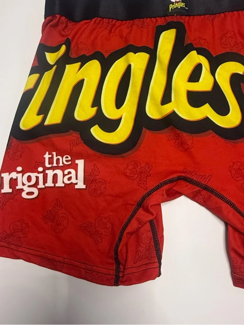 SWAG x Pringles Red Men's Boxer Briefs — Logo Waistband Comfort